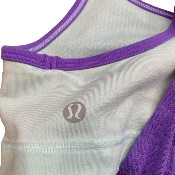 Lululemon No Limits Tank Women’s Size 4 Purple Strappy Loose Airy Fit - Picture 3 of 5
